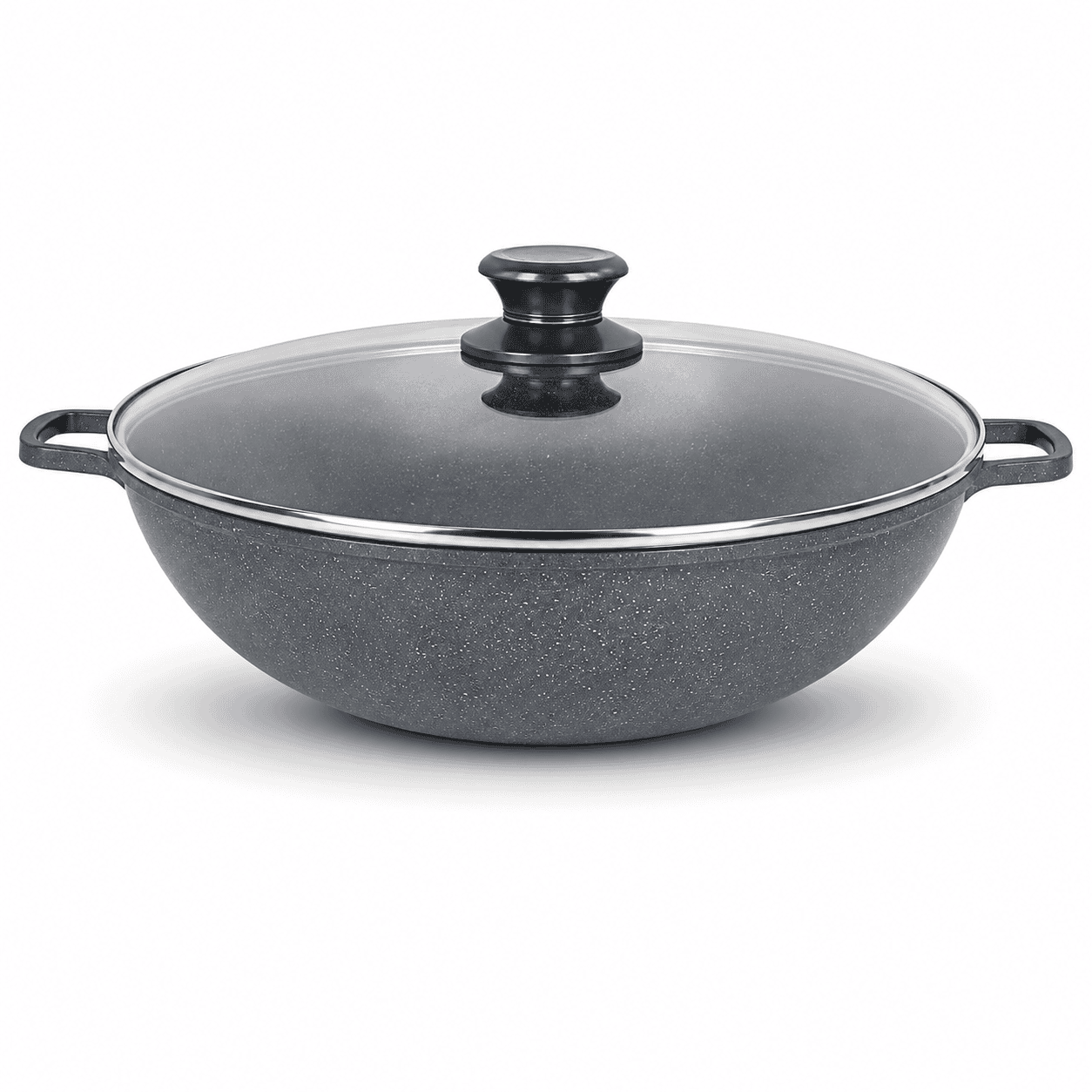 Nova Diecast Non-Stick  Wok 40cm Grey